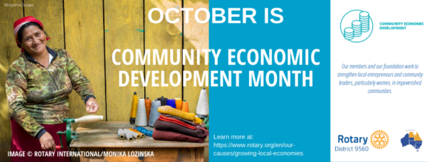 October Community Economic Development Month 2021